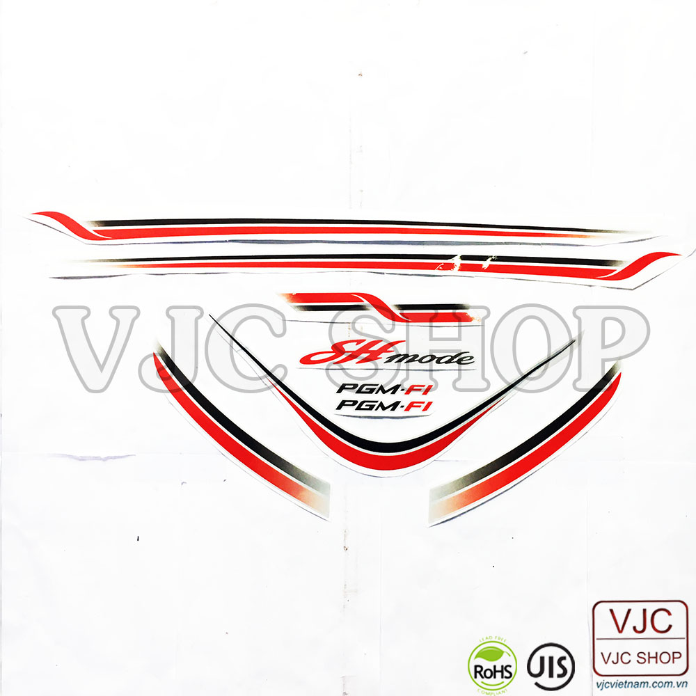 Bộ tem xe SH Mode tem chỉ các màu lựa chọn cho decal xe máy