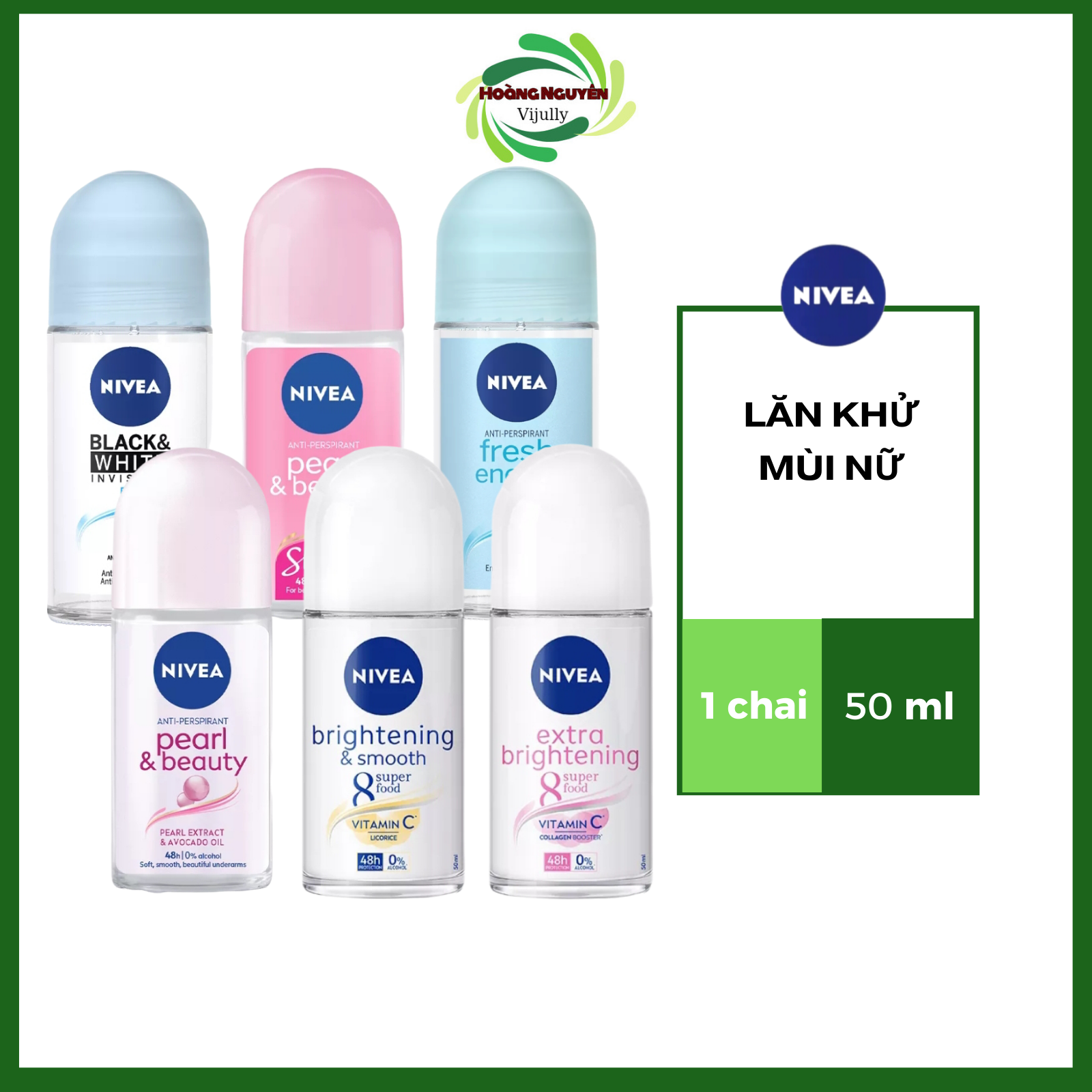 LĂN ngăn mùi NIVEA dành cho Nữ ( 50ml )