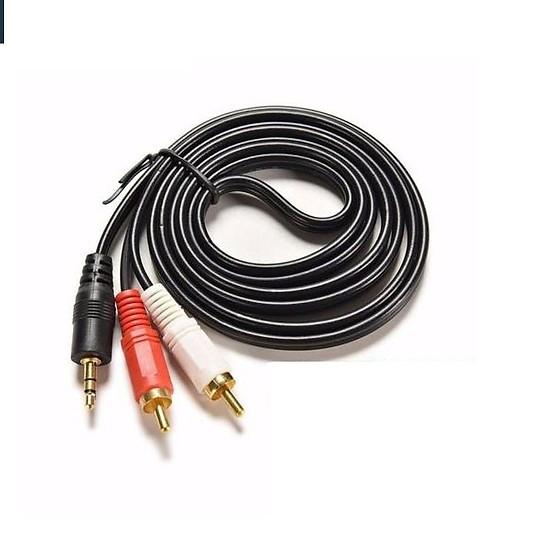 Dây loa 1 đầu 3.5 ra 2 đầu av dài 1.5m