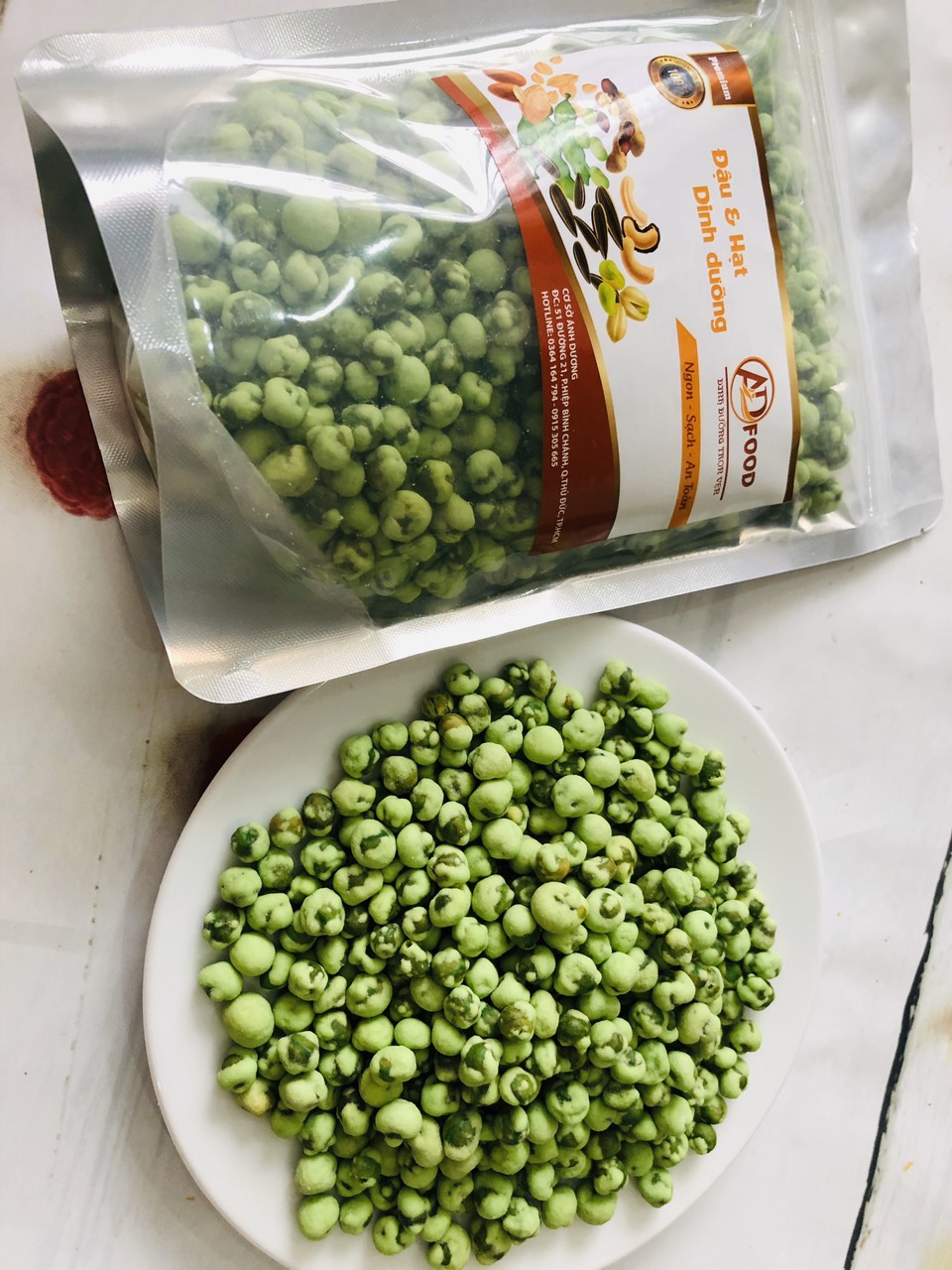 500G ĐẬU HÀ LAN WASABI SIÊU NGON