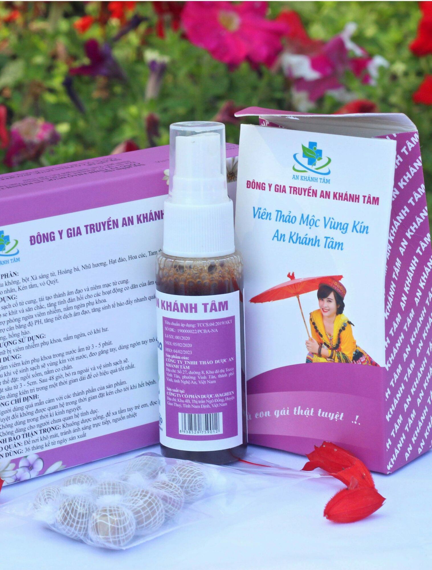 Combo xịt và đặt Phụ khoa An Khánh Tâm