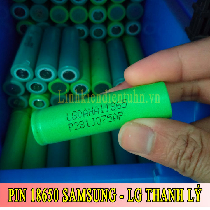 Pin 18650 Samsung - LG Chất Lượng Thanh Lý