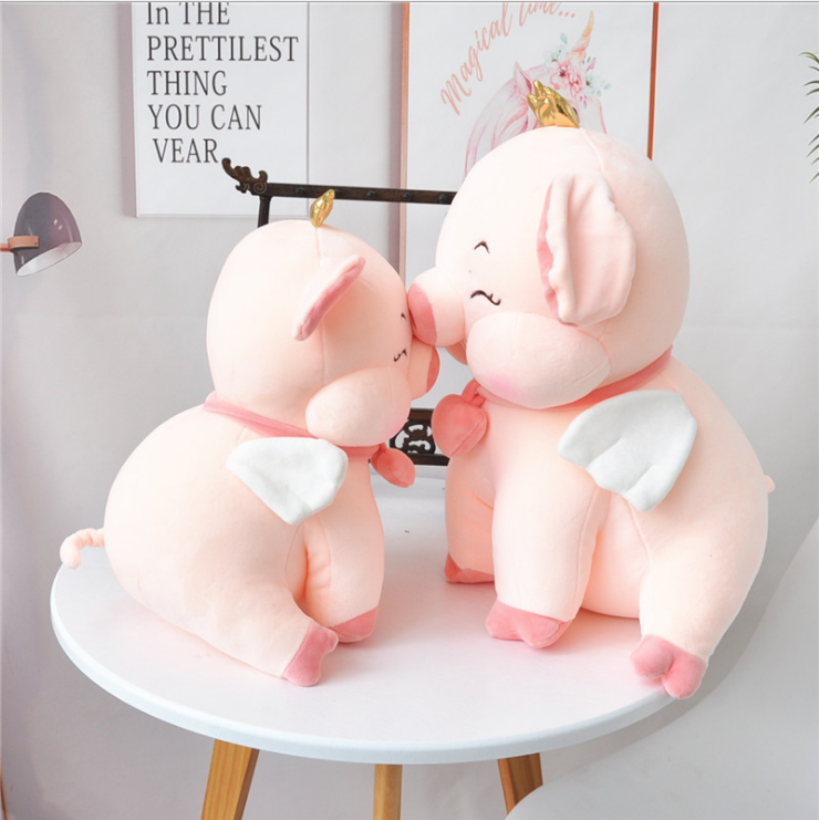 Gấu Bông Heo Đội Vương Miện Siêu Hot 2 Size