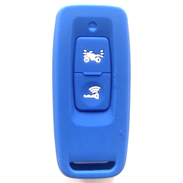 Vỏ silicone bọc chìa khoá Vision 2021 màu xanh dương
