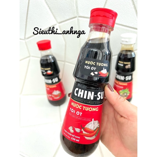Nước Tương Chin-Su Tỏi Ớt 330ml