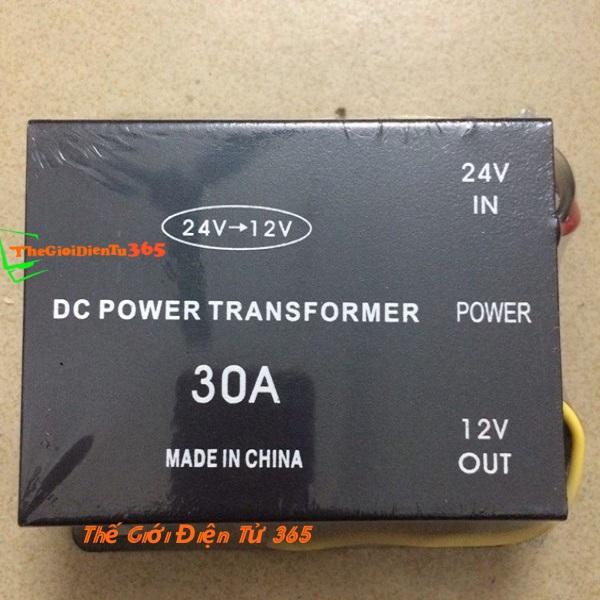 Bộ chuyển nguồn 24v xuống 12v 30a