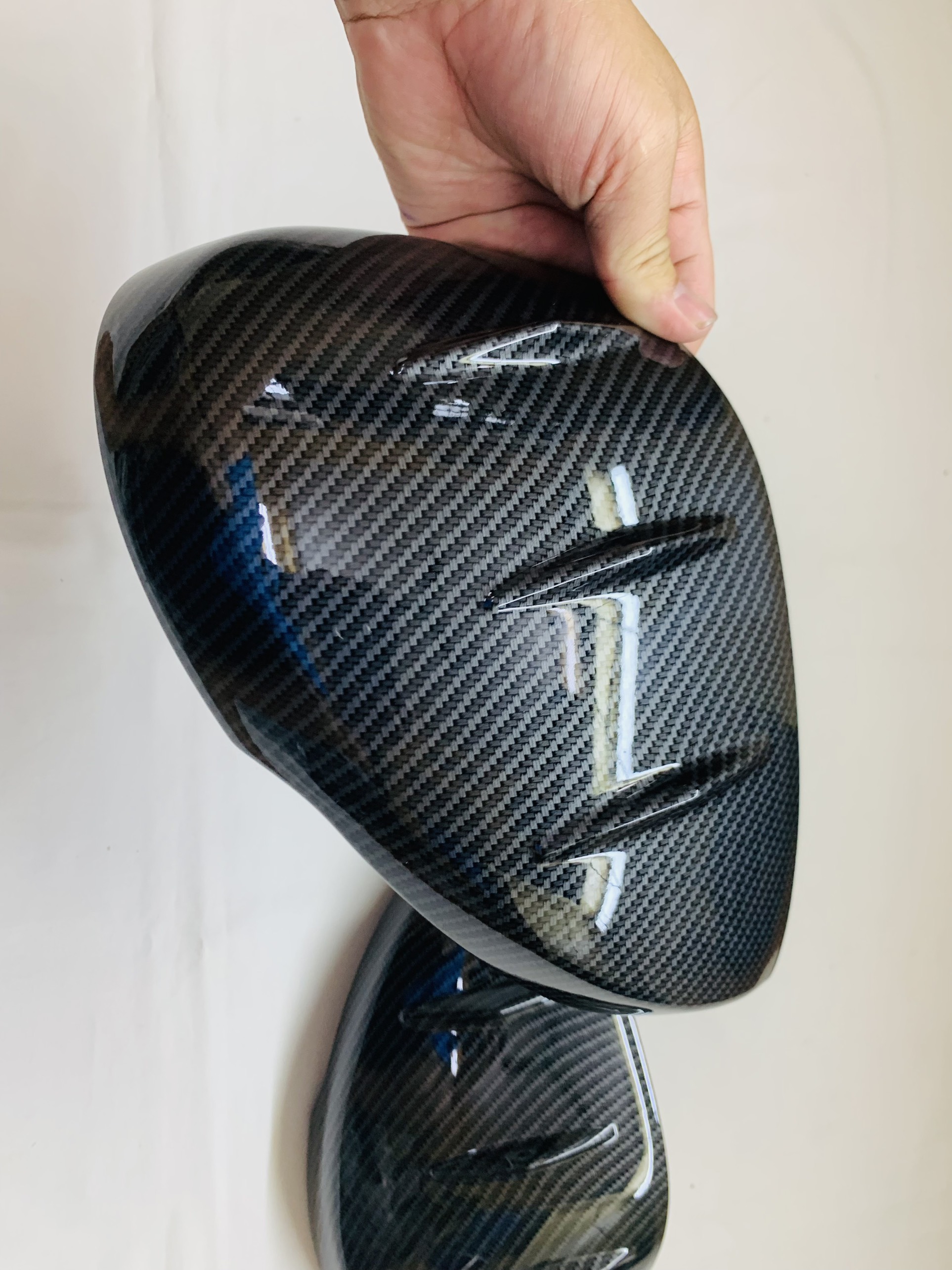 Ốp gương chiếu hậu carbon xe Honda Civic 2022+ cao cấp, sáng bóng