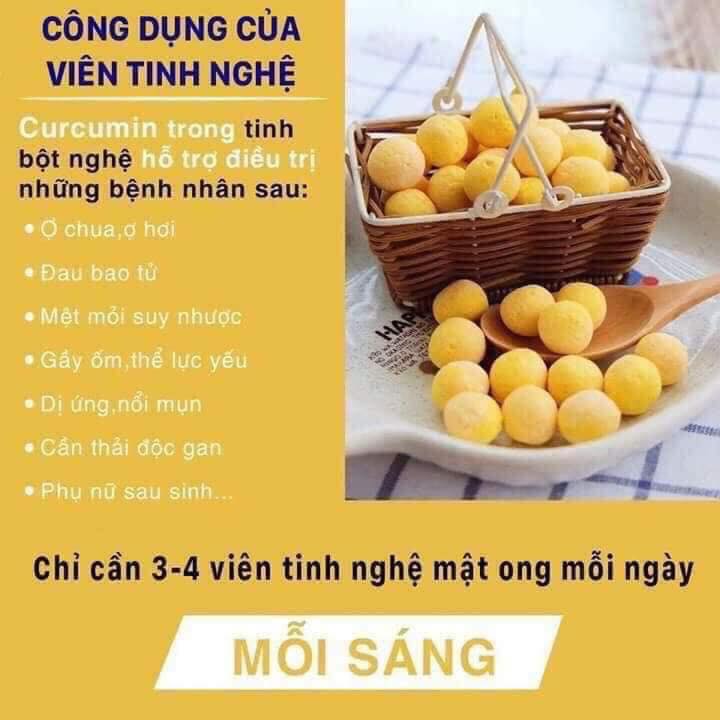500 Viên Nghệ  Mật Ong