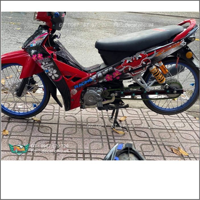 Tem rời Sirius Mặt Quỷ đỏ đen (B)