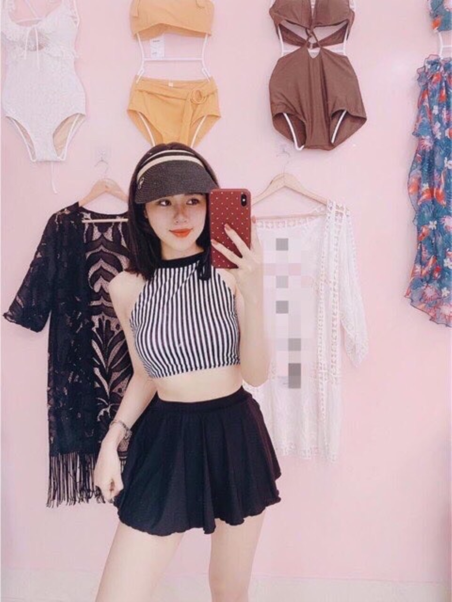Quần bơi nữ ngắn lẻ hàng freesize (mông 80-93cm)