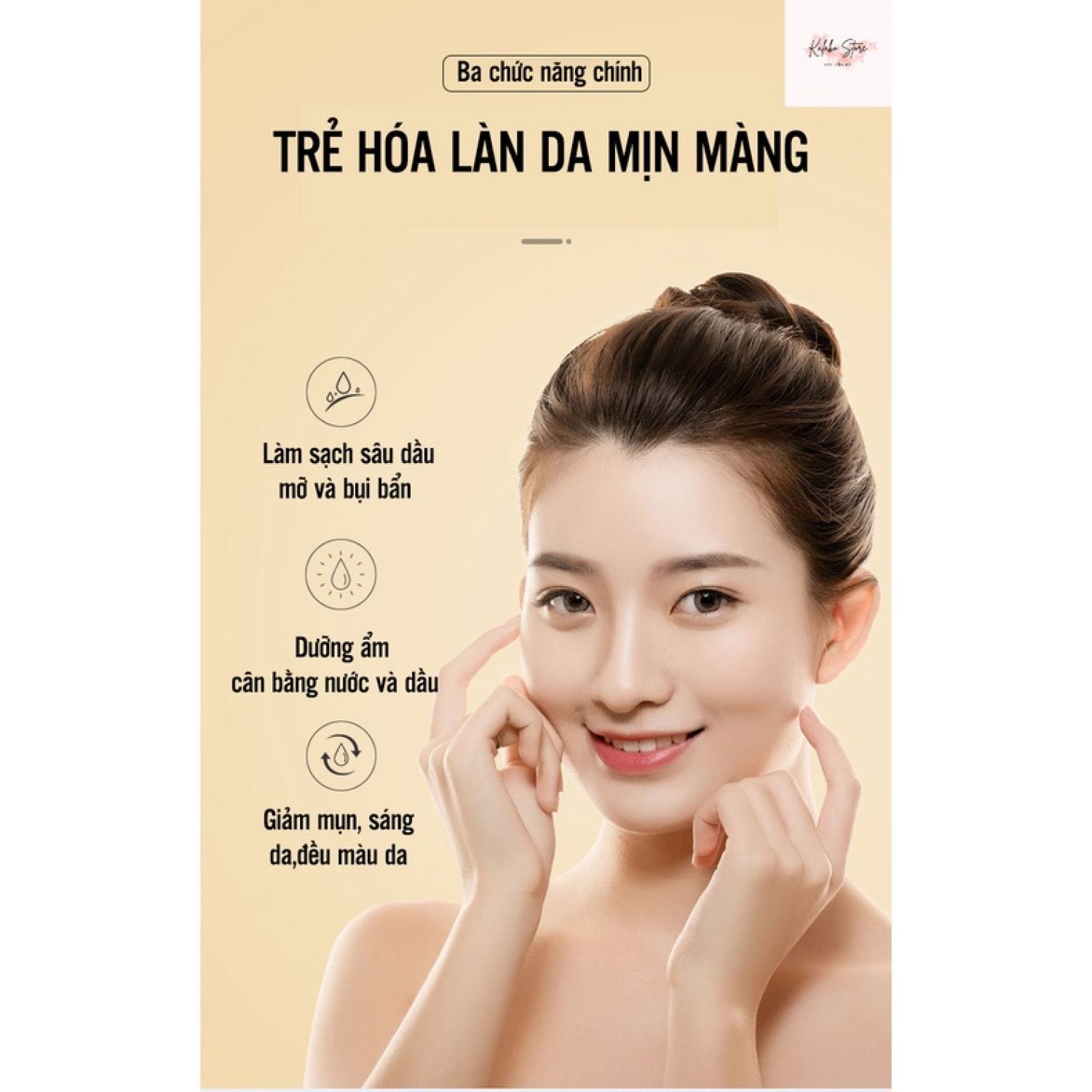Combo Sữa rửa mặt và sữa tắm amin nhau thai cừu 165ml + 800ml