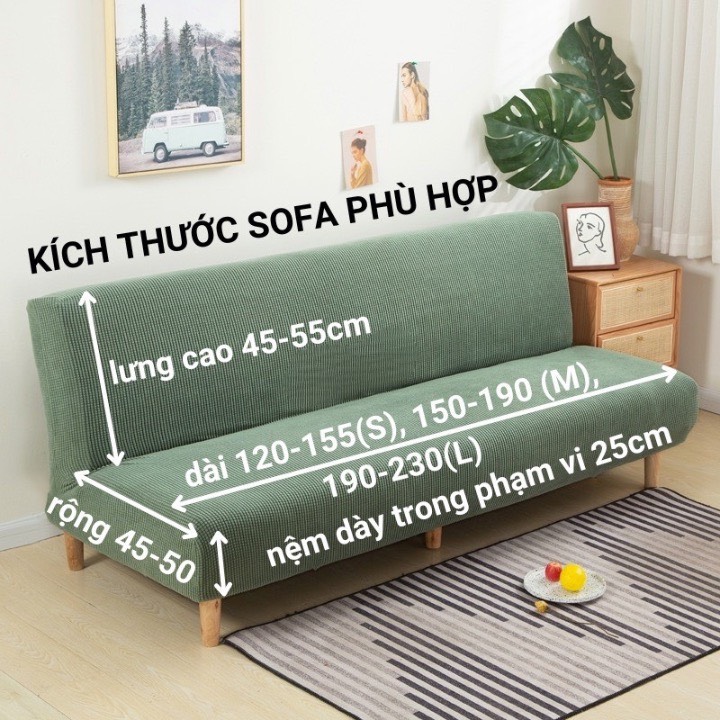 [Mã 159LSSALE1 giảm 100% đơn 99K] Áo bọc ghế sofa giường