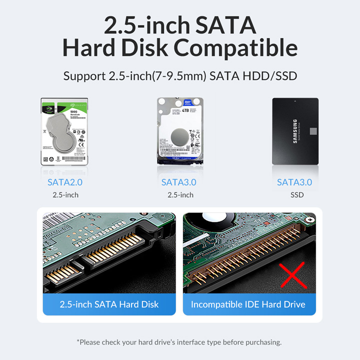 Box ổ cứng SATA USB3.0 Orico 25PW1 - BX74