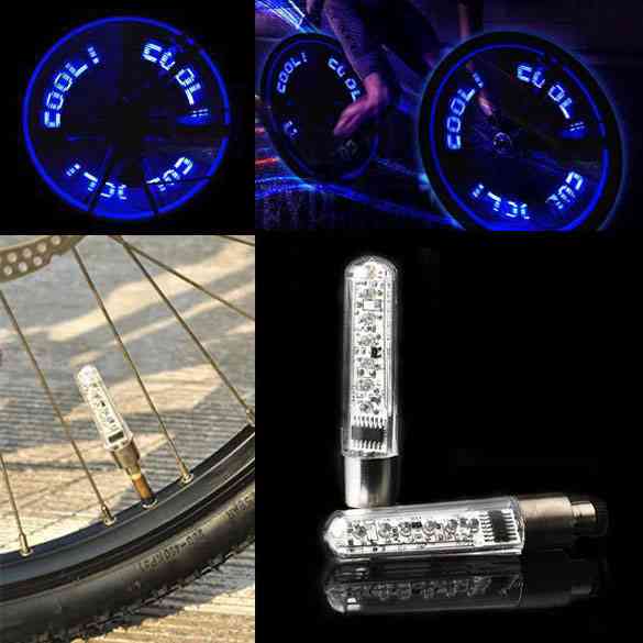 Xe đạp bánh xe van lốp xe lốp led chữ đèn đôi cảm giác chống thấm nước -quốc tế