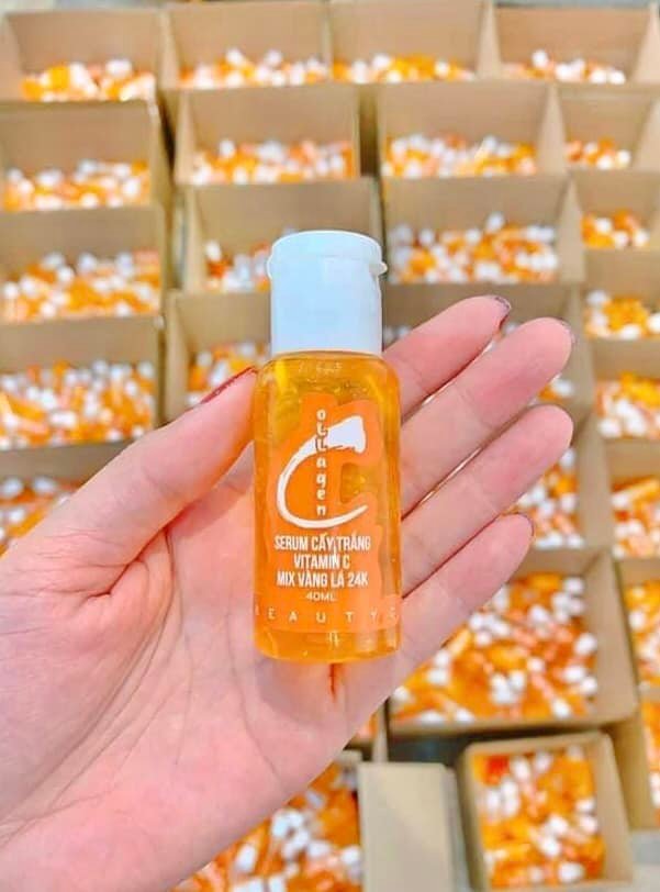 Serum kích trắng vitamin C( 1 chai)