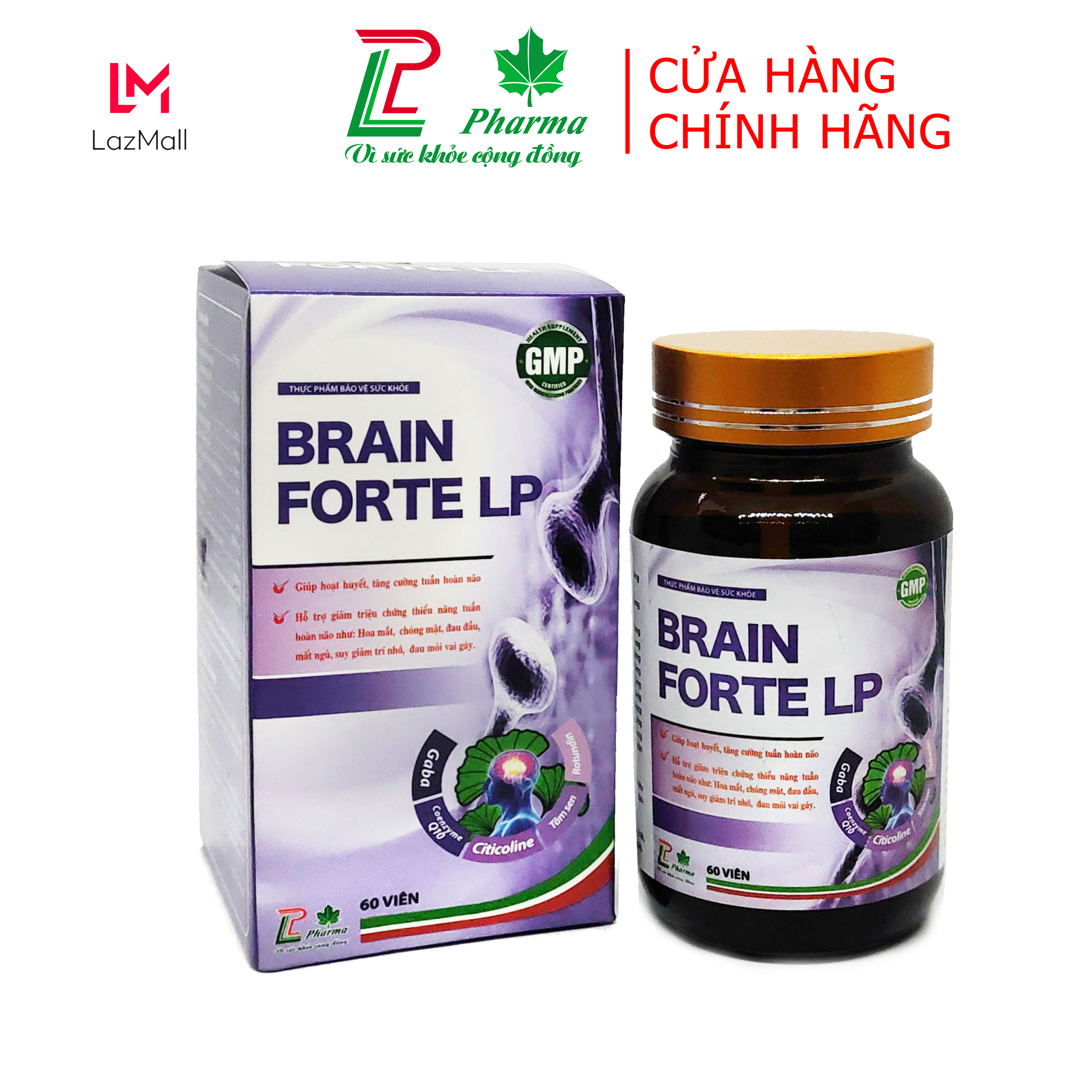 Viên uống bổ não Brain Forte LP Pharma