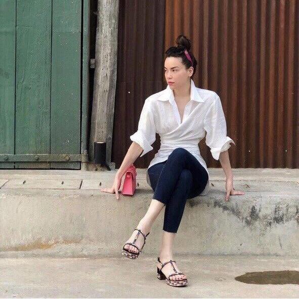Sandal Hồ Ngọc Hà Đính Đá SD213