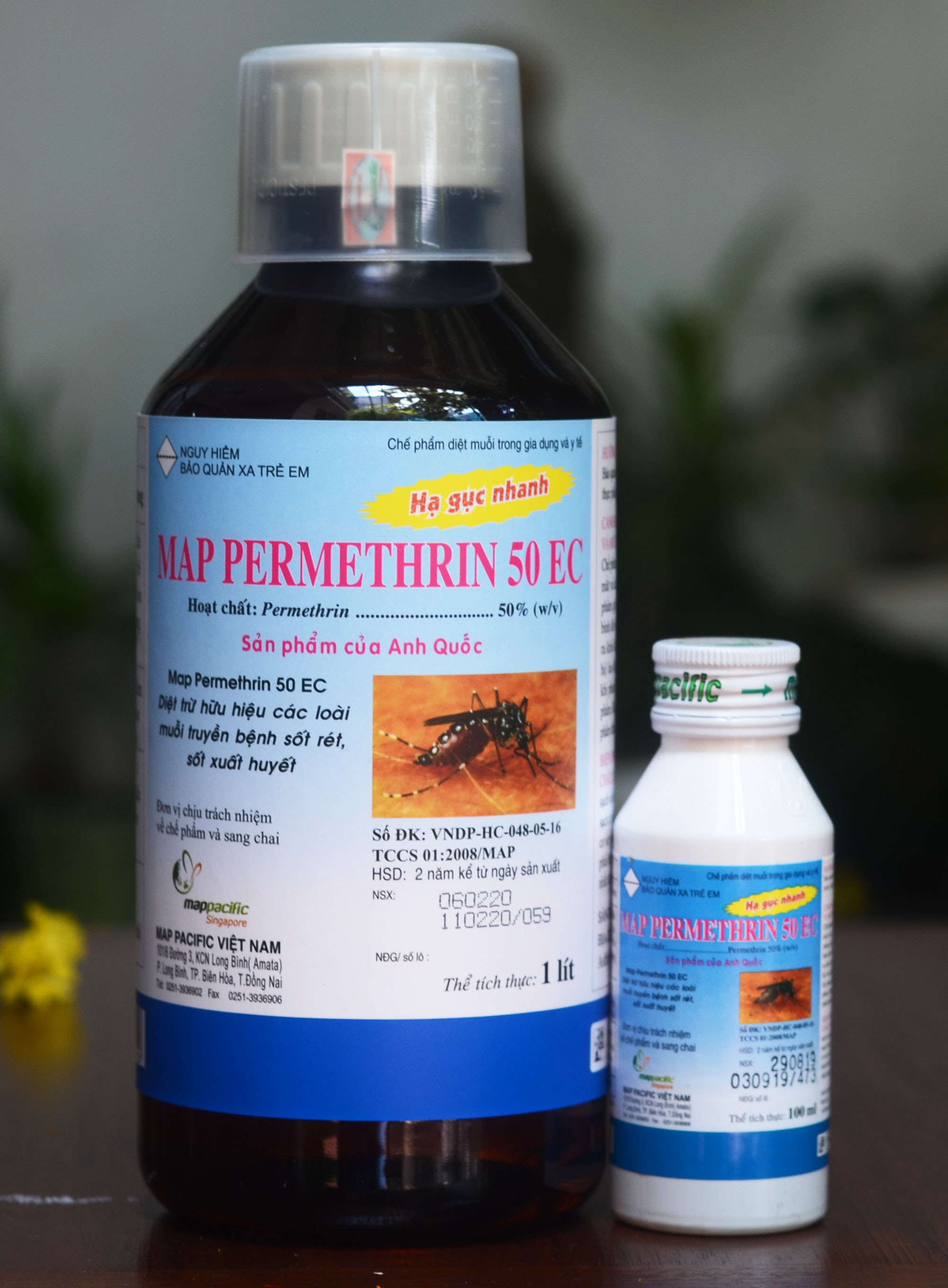 Thuốc diệt muỗi Map Permethrin 50EC Chai 100ml