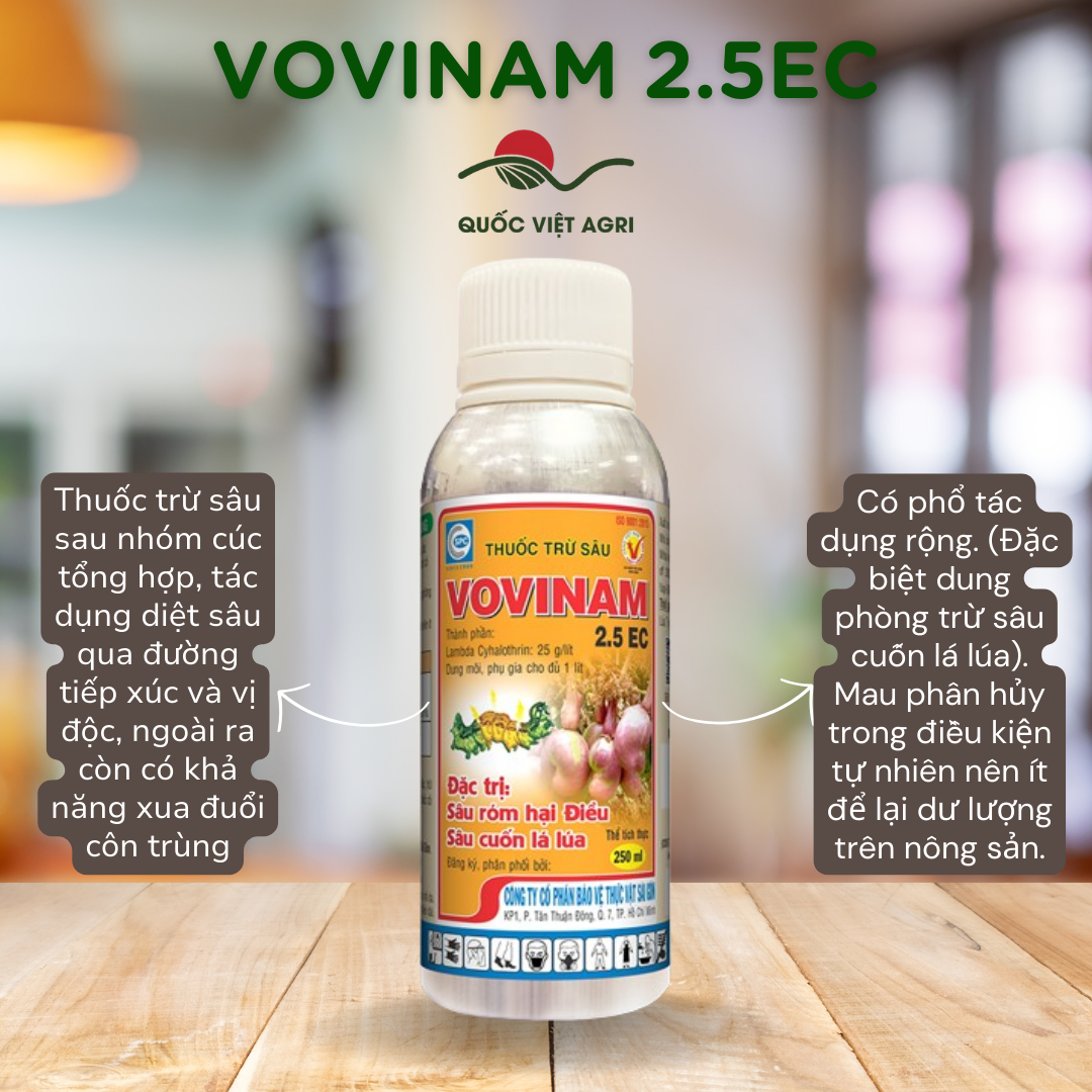 Thuốc trừ sâu - vovinam 2.5ec - 250ml