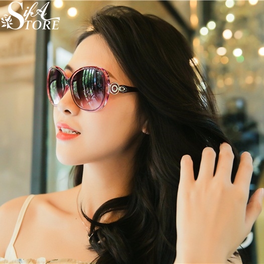 Mắt Kính Nữ Logo Giọt Nước Thời Trang Oleou 9598