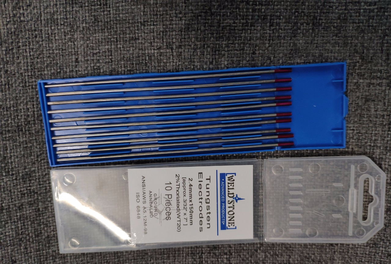 Kim hàn tig inox 2.4*150