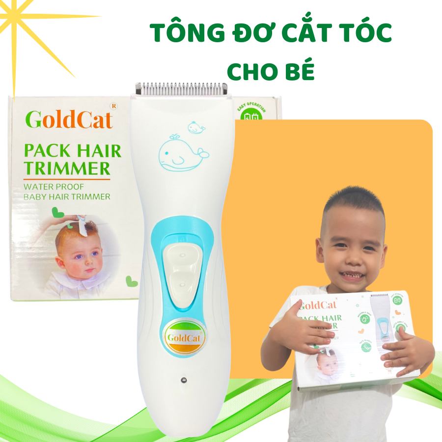 Tông Đơ Cắt Tóc Cho Bé GoldCat