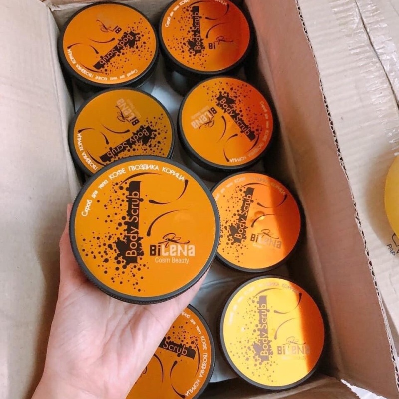 Tẩy Da Chết Body Coffee Bilena Nga