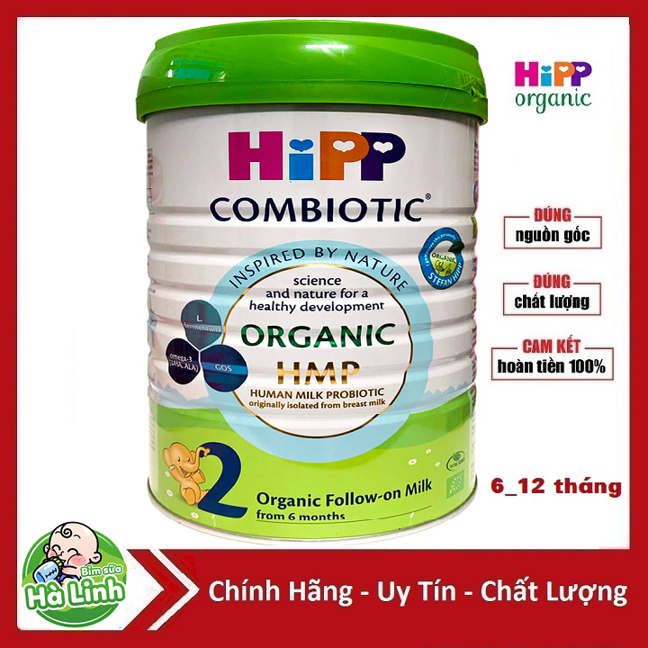 Sữa Hipp Đủ Só 1,2,3,4 Combiotic Hộp 800g ( Date 2026 )