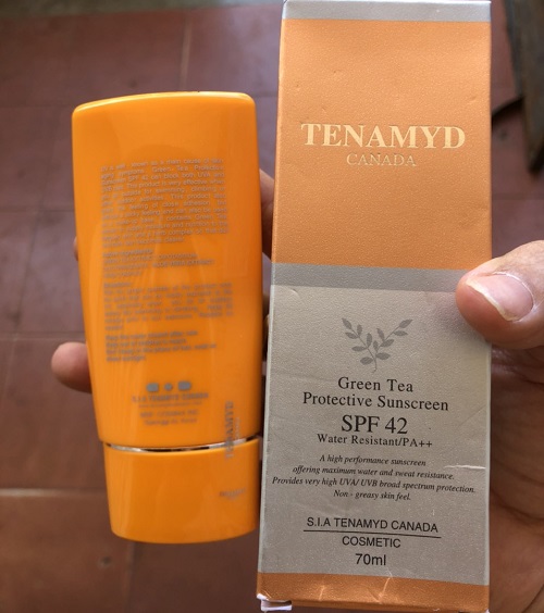 KEM CHỐNG NẮNG TENAMYD TRÀ XANH