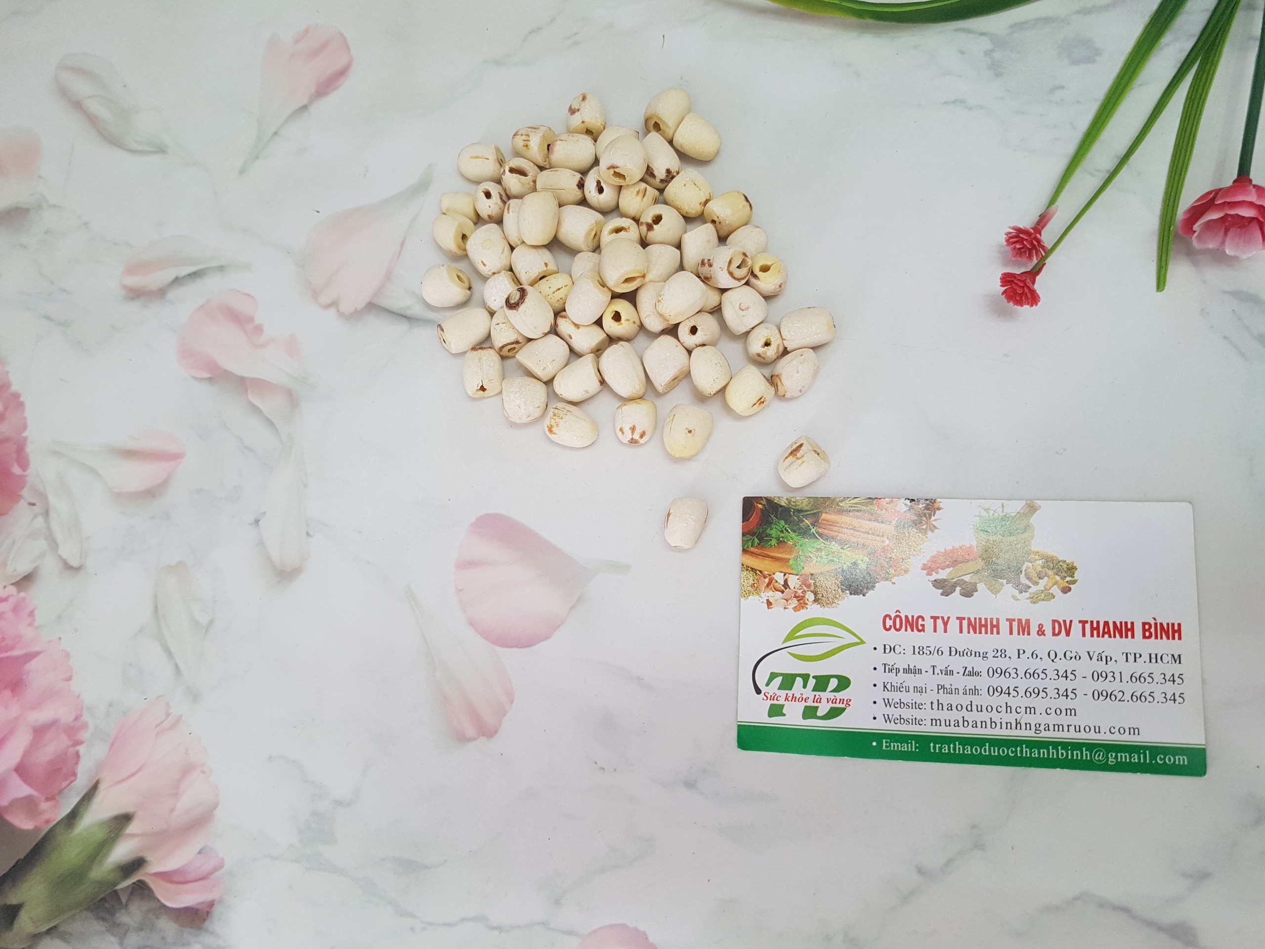 Hạt Sen Khô 100G - Hàng Công Ty Chất Lượng