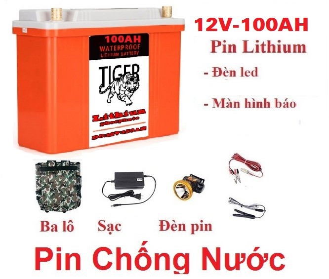 12V - 100Ah Lithium Battery Waterproof