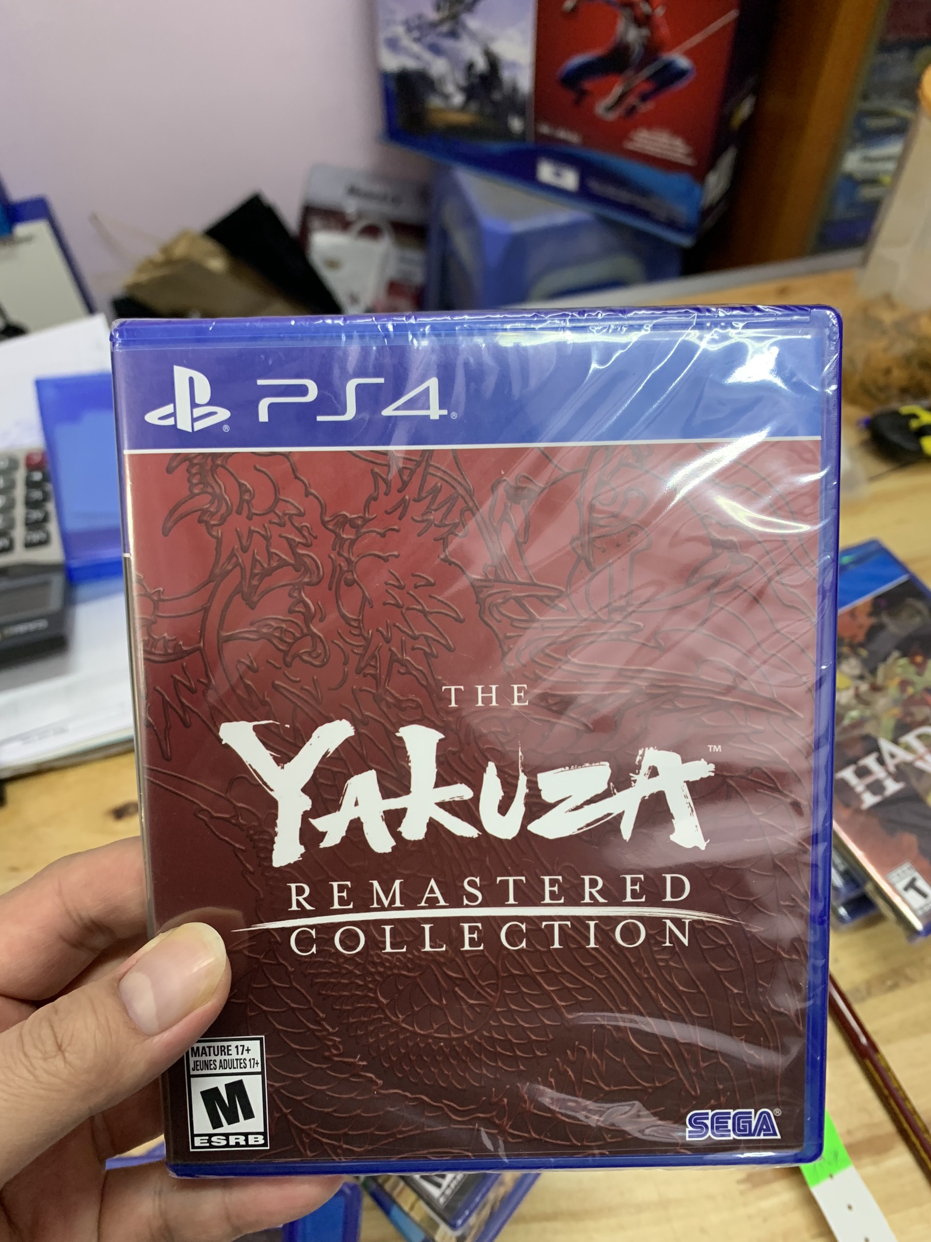 Đĩa Game Ps4 The Yakuza Remastered Collection
