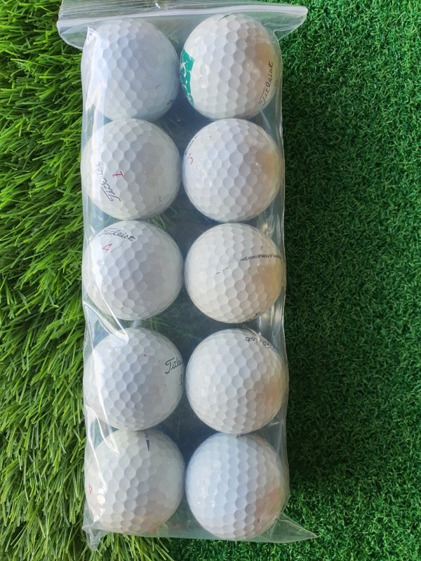 ComBo 10 Quả Bóng Golf Titleist Pro. Chất Lượng Cao Hàng Chính Hãng