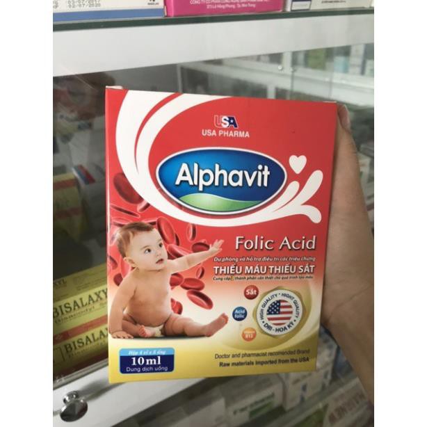 Alphavit bổ sung sắt hộp 20 ống