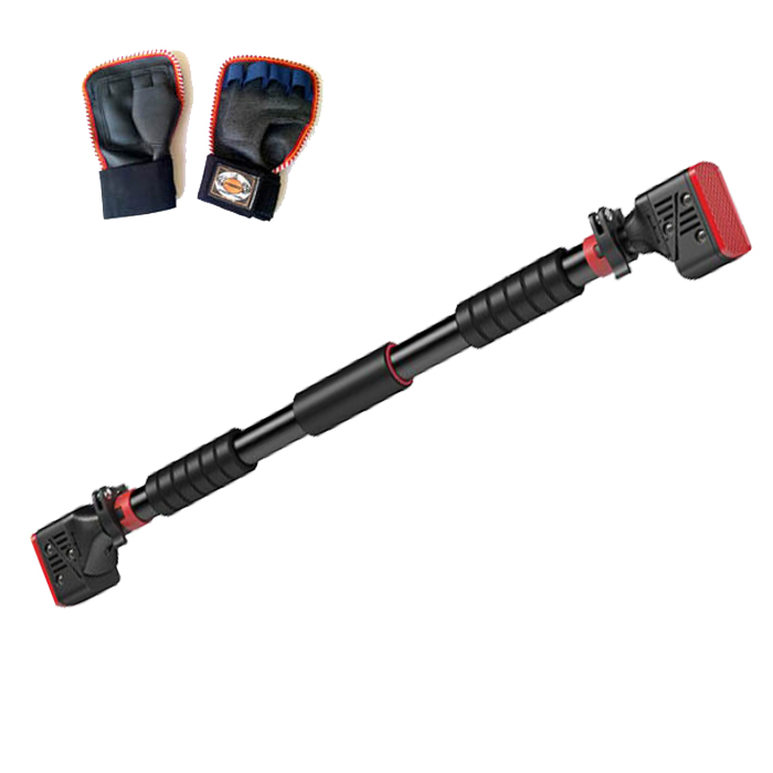 Xà Đơn Treo Tường Gắn Cửa Thế Hệ Mới Nhất 2021 (KT 94-140cm) + Tặng Kèm Găng Tay Tập Xà