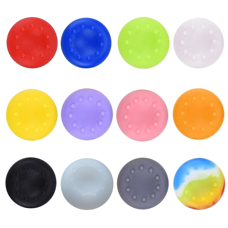 【YF】 12pcs/lot Silicone Stick Caps Case For 4/PS4/PS3/PS5/Xbox360/Xbox One/Switch Gamepad Controller Accessories