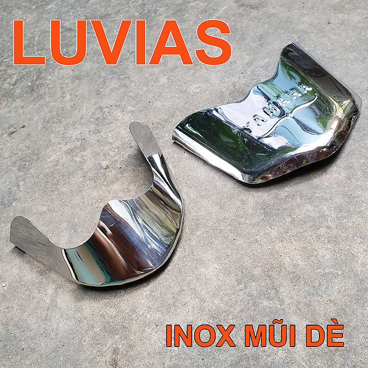 [HCM]BỘ MỎ ĐUÔI DÈ XE LUVIAS INOX
