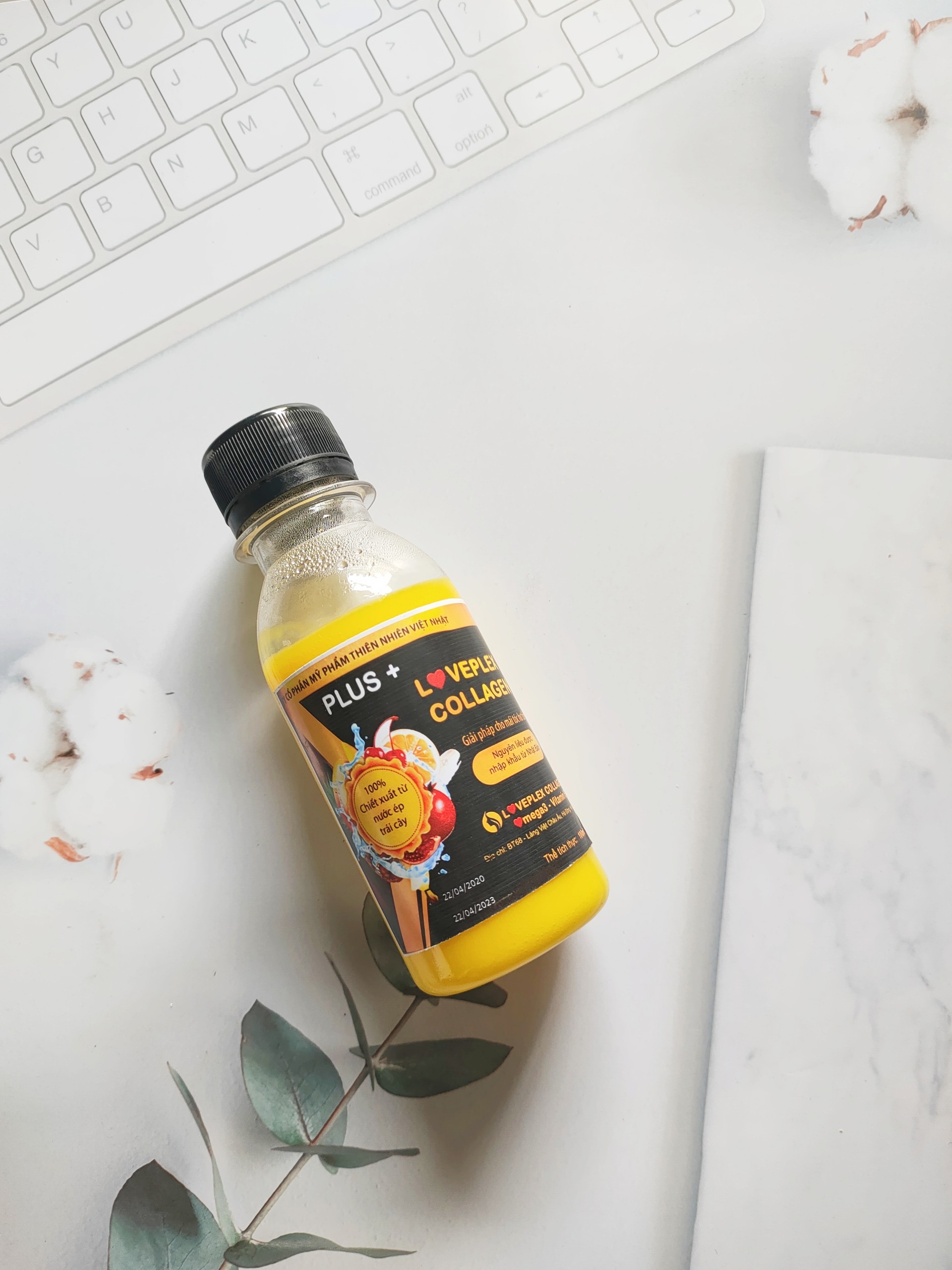 phục hồi tóc collagen men sống