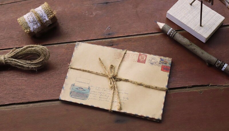 [HCM]Set phong bì thư vintage cổ điển