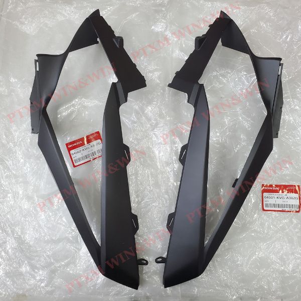 Gọng đèn, ốp đèn pha air blade thái đen nhám zin honda thái lan - 64501-kvg-a30zg/ 64502-kvg-a30zg