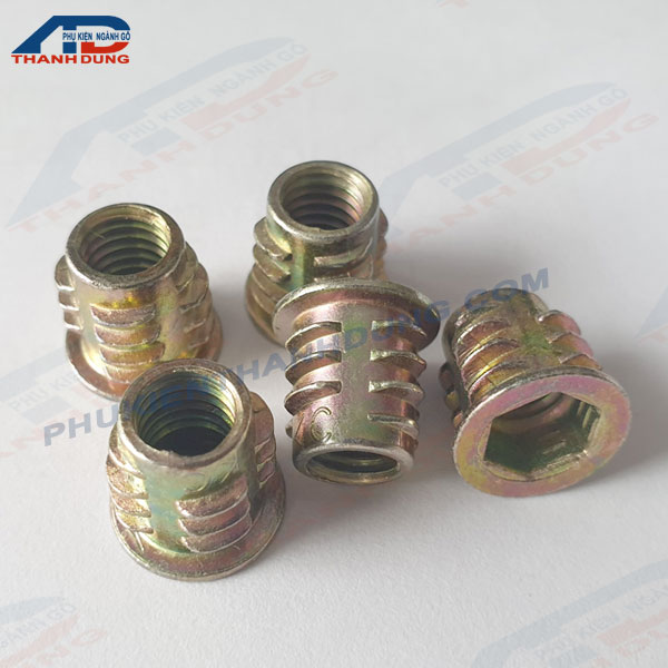 [Gói 50 cái]Ốc Cấy Gỗ Có Vành M8x13