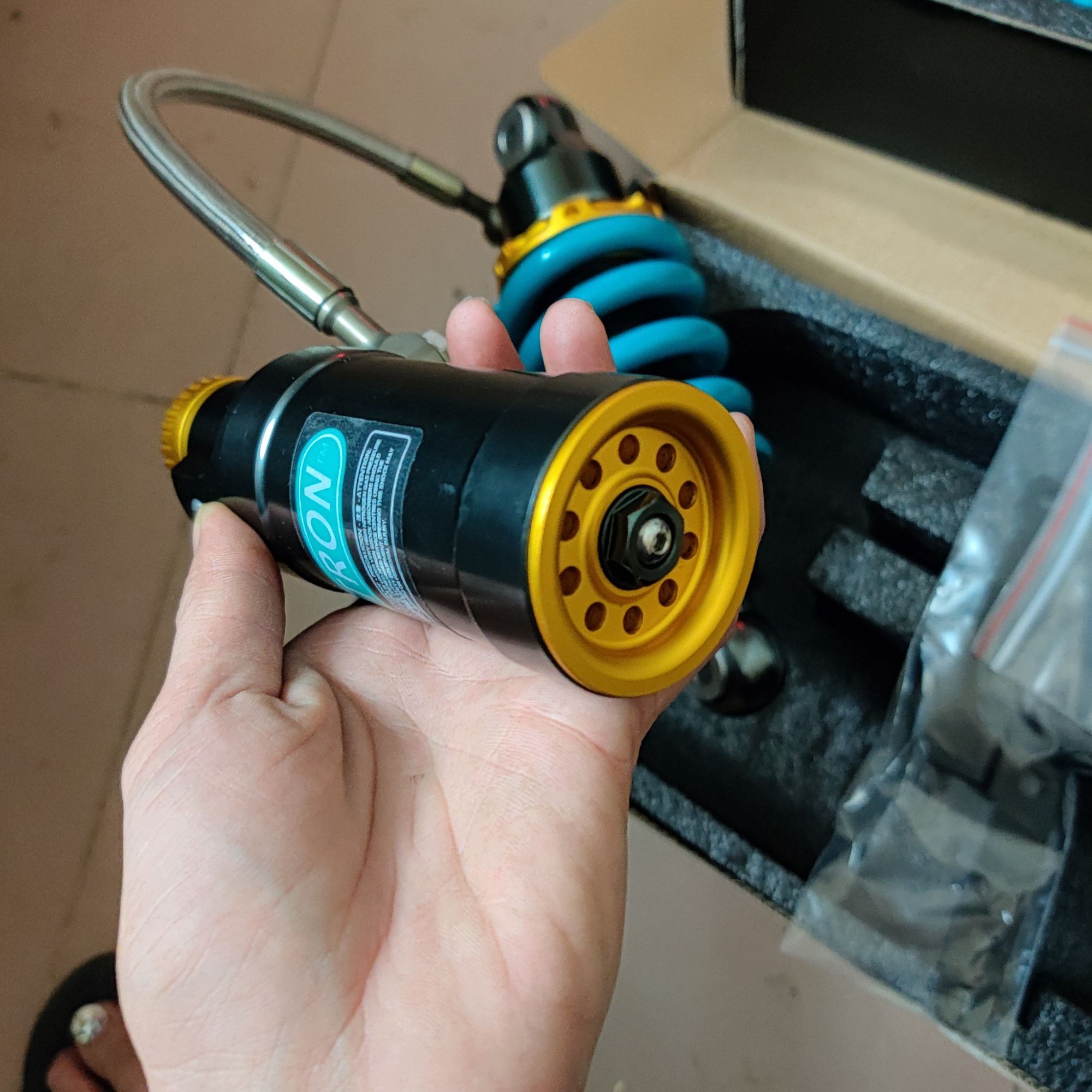 [HCM]phuộc ex nhỏ ex150 ex135 nitron ohlins xoay 360 ( mẫu 2021)