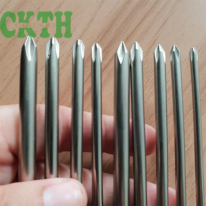Bộ 9 mũi tô vít 100mm cho khoan
