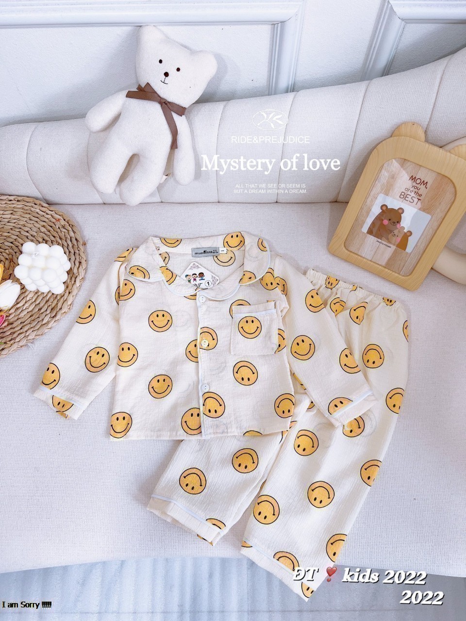 bộ pijama dài tay cho bé 8-18kg
