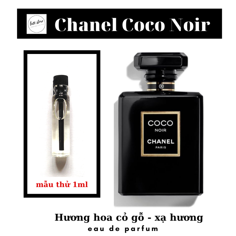 Mẫu thử 1ml Nước hoa nữ thơm lâu Chanel Coco Noir EDP cao cấp chính hãng  - nước hoa nữ quyến rũ xuất xứ Pháp - dầu thơm nữ cao cấp