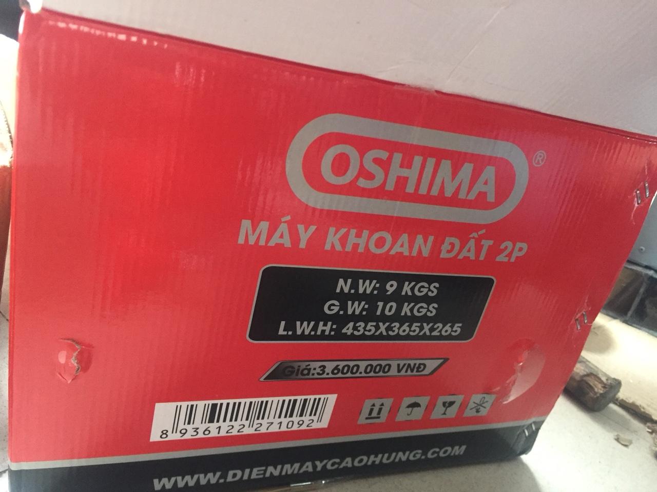 Máy khoan Đất Oshima 2P TẶNG KÈM MŨI 150