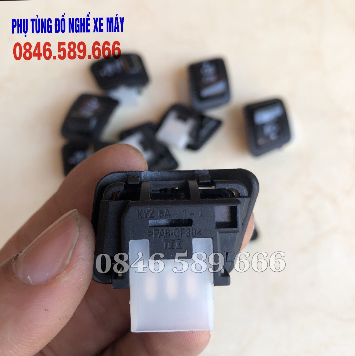 Combo 10 Công Tắc Tắt Đèn Xe Máy Honda Đời Mới