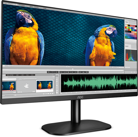 MÀN hình Gaming AOC 24B2H2 (23.8 INCH/FHD/IPS/100HZ/4MS) - Hàng chính hãng