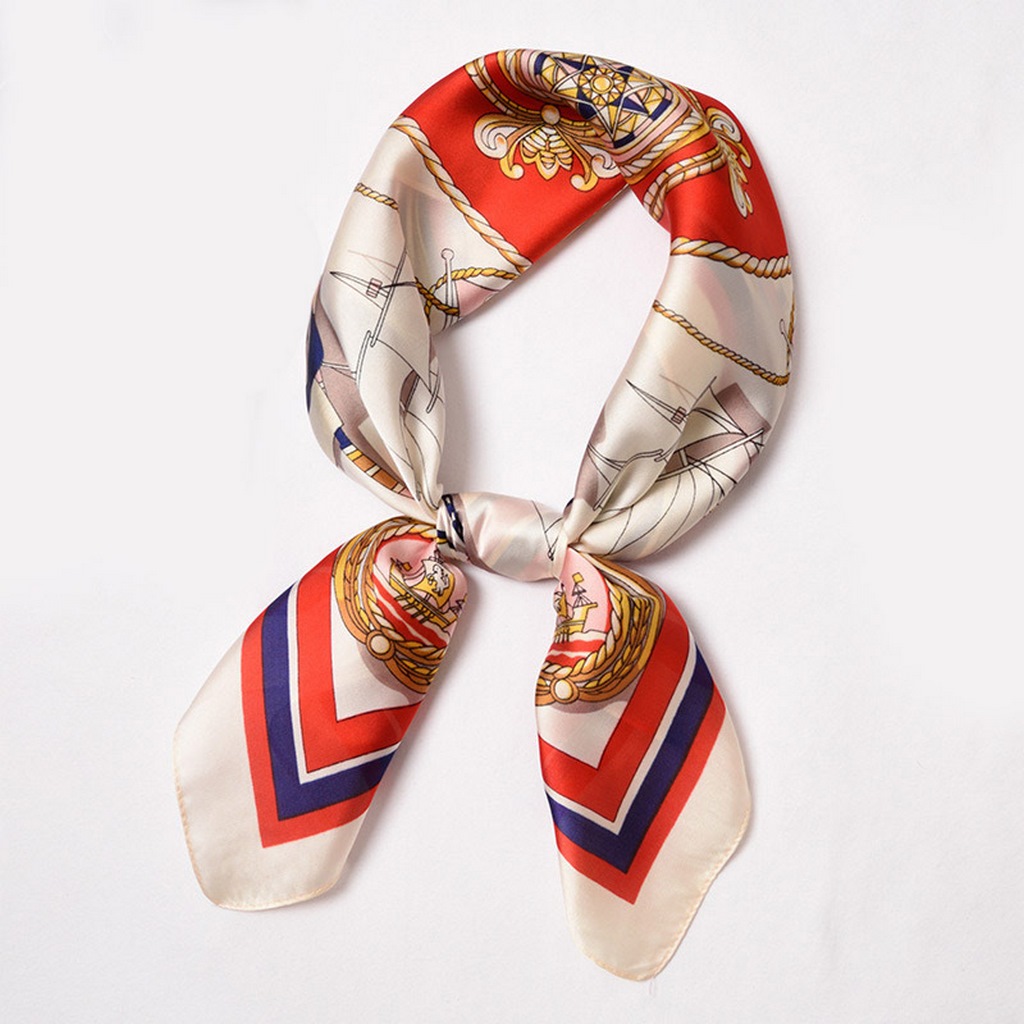 Khăn Bandana - Khăn lụa vuông 70 x 70 cm - Khăn lụa Nikendo  KL2