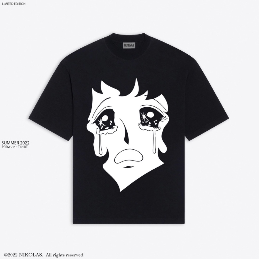 Áo thun unisex nikolas 100% cotton mk tee